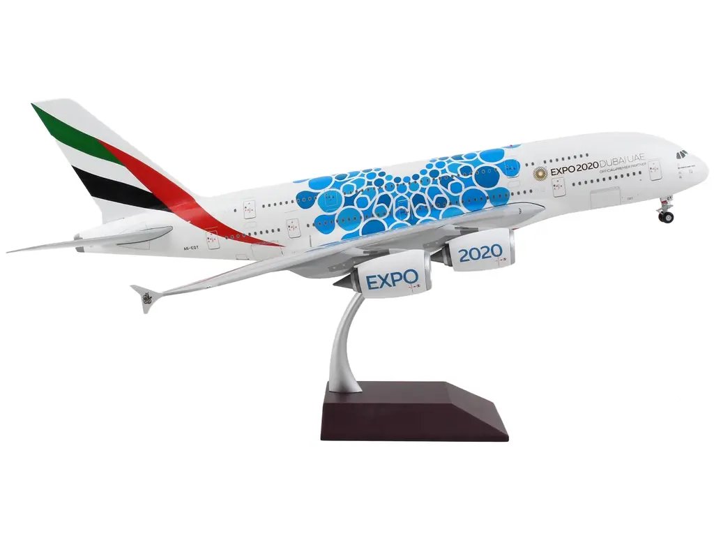 GeminiJets 1/200 Emirates A380-800 Dubai Expo 2020 Diecast Model Airplane