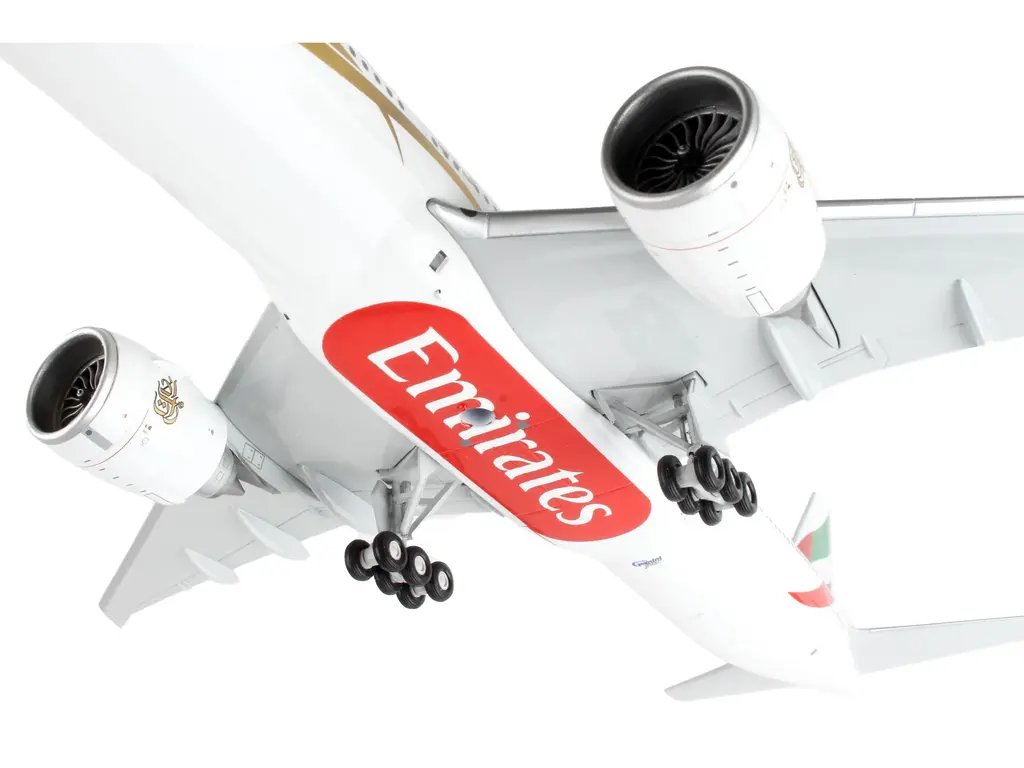 GeminiJets 1/200 Diecast Boeing 777-300ER Emirates 50th Anniversary Model 2 GeminiJets 1/200 Diecast Boeing 777-300ER Emirates 50th Anniversary Model - Image 2