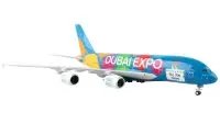 GeminiJets 1/200 Emirates A380-800 Dubai Expo Diecast Model Airplane