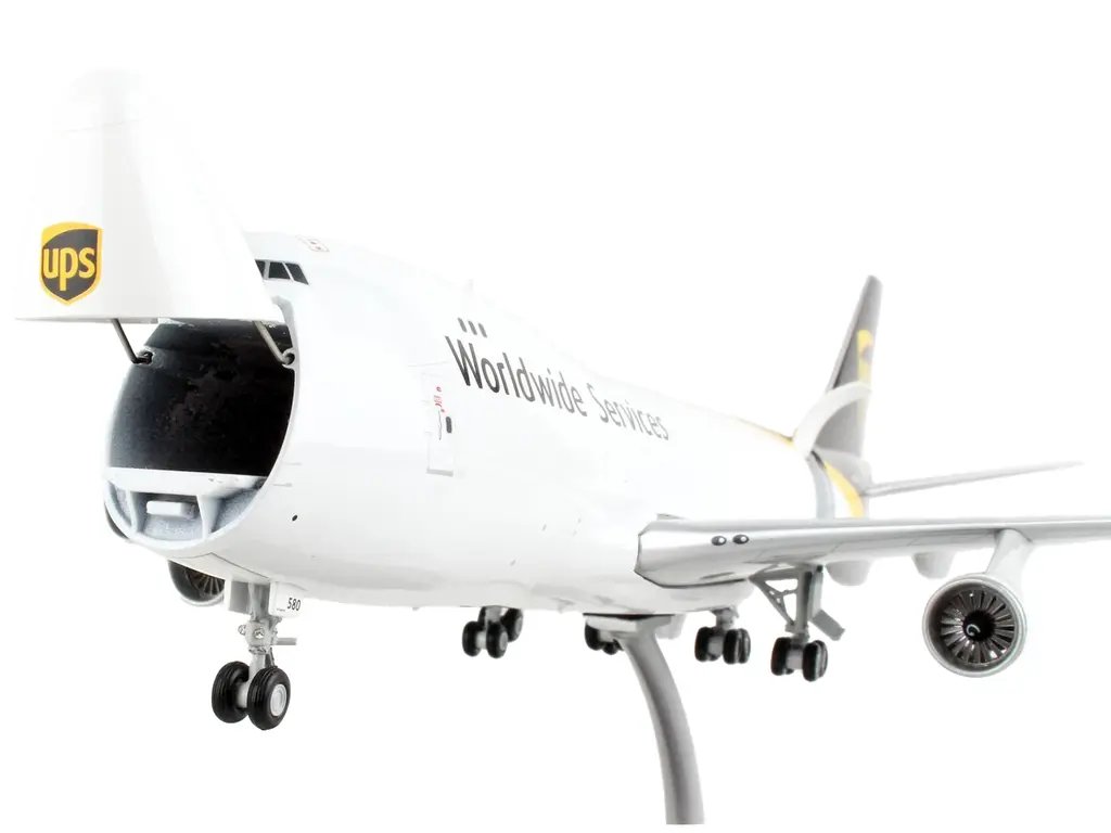 GeminiJets 1/200 Diecast Model: UPS Boeing 747-400F - Gemini 200 Interactive Series 4 GeminiJets 1/200 Diecast Model: UPS Boeing 747-400F - Gemini 200 Interactive Series - Image 4