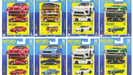 Matchbox 2023 Superfast Collectors Set: 70 Years Special Edition Diecast Model Cars (8 Pieces)