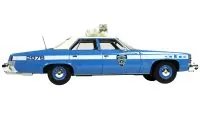 Limited Edition 1976 Pontiac Catalina NYPD Model Car by Goldvarg - 1/43 Scale Collectible
