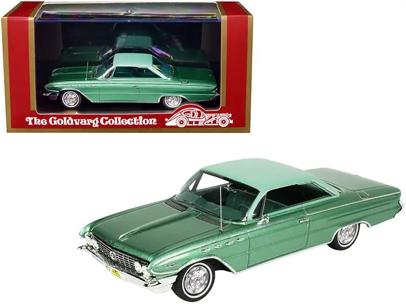 1961 Buick Electra Dublin Green Metallic 1/43 Model Car – Limited Edition Goldvarg Collectible