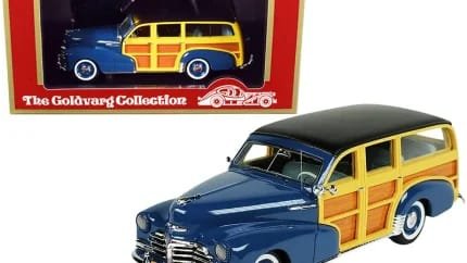 Limited Edition 1948 Chevrolet Fleetmaster Woodie Station Wagon 1/43 Model by Goldvarg