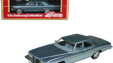 Limited Edition 1976 Pontiac Catalina Athena Blue 1/43 Model by Goldvarg Collection