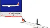 GeminiJets 1/400 Diecast Model: Philippine Airlines Airbus A321 with Tail Graphics