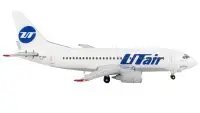 GeminiJets Boeing 737-500 UTair 1/400 Diecast Model Airplane - White