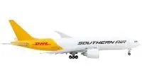 GeminiJets 1/400 Southern Air DHL Boeing 777F Diecast Model – Flaps Down Edition