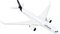 GeminiJets 1/400 Diecast Model: Lufthansa Airbus A350-900 D-AIXP with Dark Blue Tail