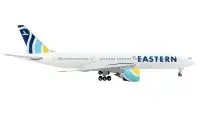 GeminiJets 1/400 Diecast Boeing 777-200ER Eastern Air Lines Model with Striped Tail