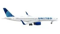 GeminiJets 1/400 Diecast Model: United Airlines Boeing 757-200 with Blue Tail