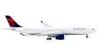 GeminiJets 1/400 Delta Air Lines Airbus A330-900 Diecast Model - White & Blue Tail