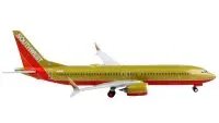 GeminiJets 1/400 Diecast Boeing 737 MAX 8 Southwest Airlines Gold Model