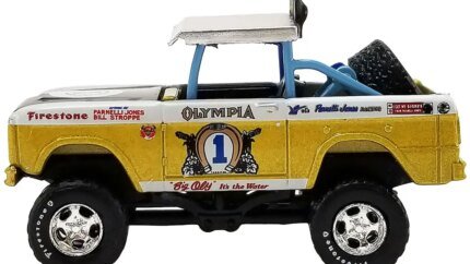 1970 Ford Baja Bronco #1 Parnelli Jones Big Oly Tribute 1/64 Diecast by Greenlight for ACME