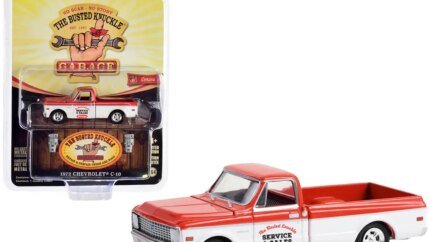 1972 Chevrolet C-10 Shortbed Pickup Truck - Red & White 'Busted Knuckle Garage' Classic