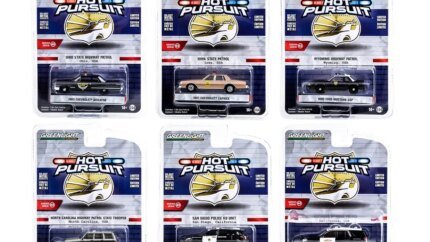 Hot Pursuit Series 43: Set of 6 Greenlight 1/64 Diecast Police Cars