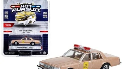 1987 Chevrolet Caprice Iowa State Patrol Diecast Model - Hot Pursuit Series 43 by Greenlight