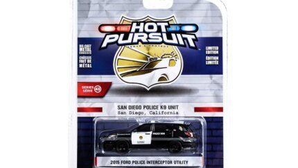 2015 Ford Police Interceptor K9 Unit Diecast Model - Hot Pursuit Series 43 by Greenlight