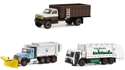 Greenlight S.D. Trucks Series 17: 1/64 Diecast Model Set of 3 - Collectible Precision