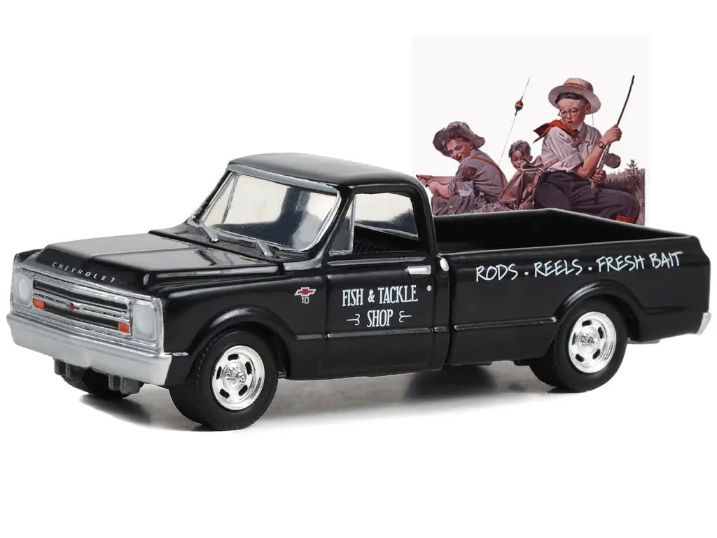 1968 Chevrolet C-10 Black Pickup Truck ‘Fish’ – Classic American Icon for Sale