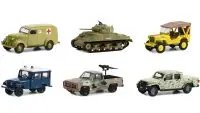 Battalion 64 Series 3: Set of 6 Greenlight 1/64 Diecast Model Cars