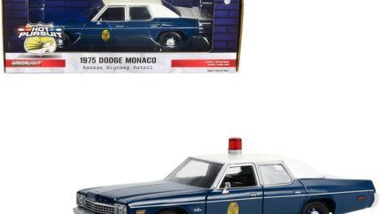 1975 Dodge Monaco Kansas Highway Patrol Diecast Model - Hot Pursuit Series 1/24 by Greenlight