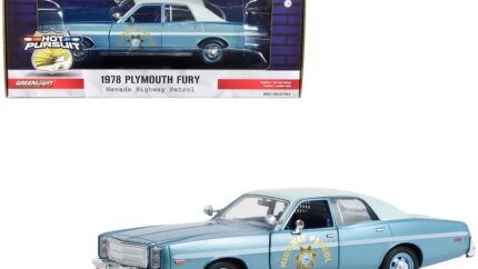 1978 Plymouth Fury Nevada Highway Patrol Diecast Model - Hot Pursuit Series by Greenlight