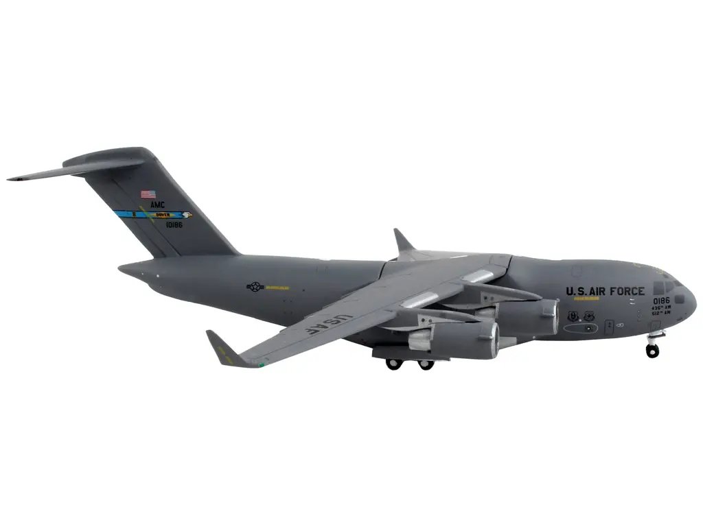 GeminiJets 1/400 Diecast McDonnell Douglas C-17 Globemaster III 436th AW Eagle Wing Model