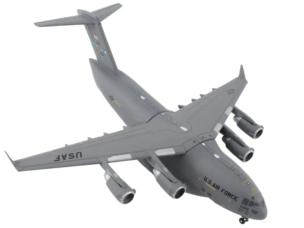 GeminiJets 1/400 Diecast McDonnell Douglas C-17 Globemaster III 436th AW Eagle Wing Model 2 GeminiJets 1/400 Diecast McDonnell Douglas C-17 Globemaster III 436th AW Eagle Wing Model - Image 2