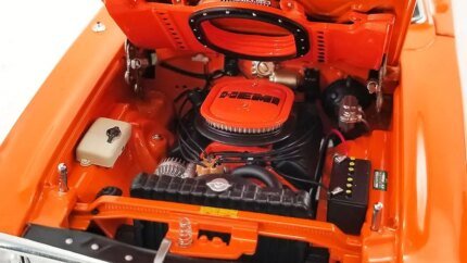 Limited Edition 1970 Dodge Coronet Super Bee Go Mango Orange 1/18 Diecast Model by GMP