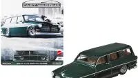 Hot Wheels Volvo P220 Amazon Wagon Diecast Model - Dark Green Fast Wagons Series