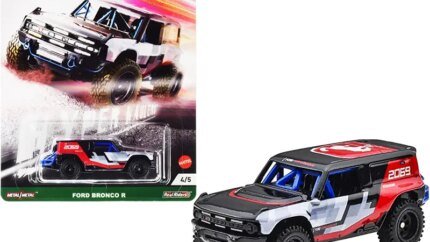 Ford Bronco R Black and Red with Graphics "Hyper Haulers" Series Diecast Model Car by Hot Wheels