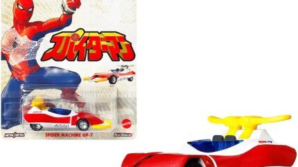 Spider Machine GP-7 White Metallic and Red Metallic "Marvel" Diecast Model Car by Hot Wheels