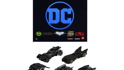 Hot Wheels Batman Batmobiles 5-Piece Diecast Model Car Set