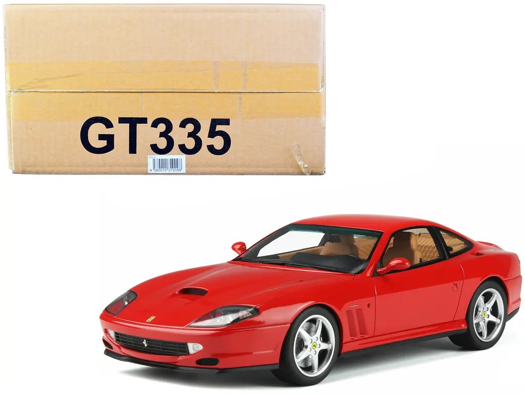 1996 Ferrari F550 Maranello 1/18 Model Car - Rosso Corsa Red by GT Spirit 4 1996 Ferrari F550 Maranello 1/18 Model Car - Rosso Corsa Red by GT Spirit - Image 4