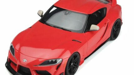 2020 Toyota Supra GR Heritage Edition Red 1/18 Model Car by GT Spirit – Collector's Dream
