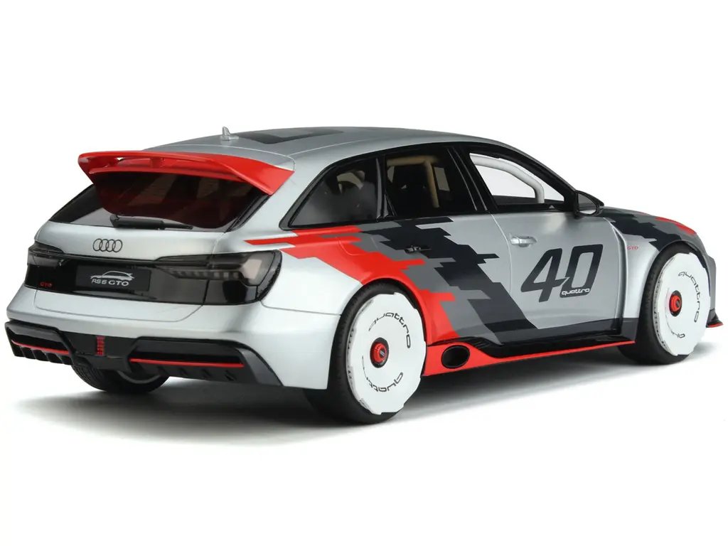 2020 Audi RS 6 GTO Concept 1/18 Model Car - Gray Metallic '40 Years of Quattro' by GT Spirit 2 2020 Audi RS 6 GTO Concept 1/18 Model Car - Gray Metallic '40 Years of Quattro' by GT Spirit - Image 2