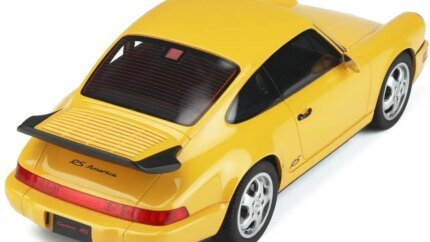 Exclusive Porsche 964 RS America Yellow 1/18 Model Car by GT Spirit - Collector's Dream