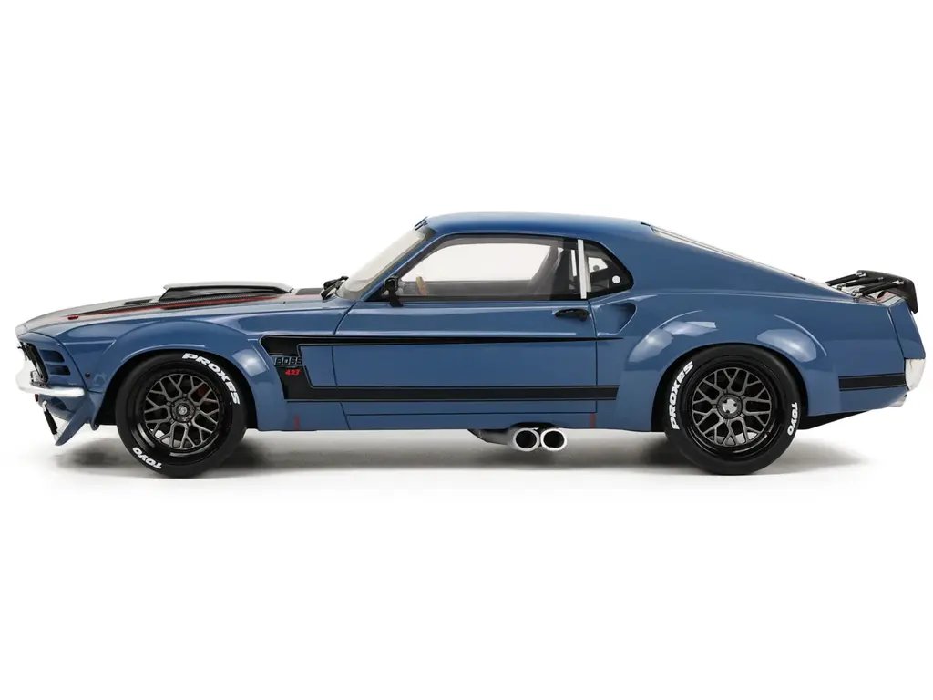 Diecast Model Cars wholesale toys dropshipper drop shipping 1970 Ford Mustang Blue with Black Hood and Stripes By Ruffian Cars 1/18 GT Spirit GT426 drop shipping wholesale drop ship drop shipper dropship dropshipping toys dropshipper diecast drop shi 1970 Ford Mustang Blue with Black Hood 1/18 Model by GT Spirit - Ruffian Cars Edition