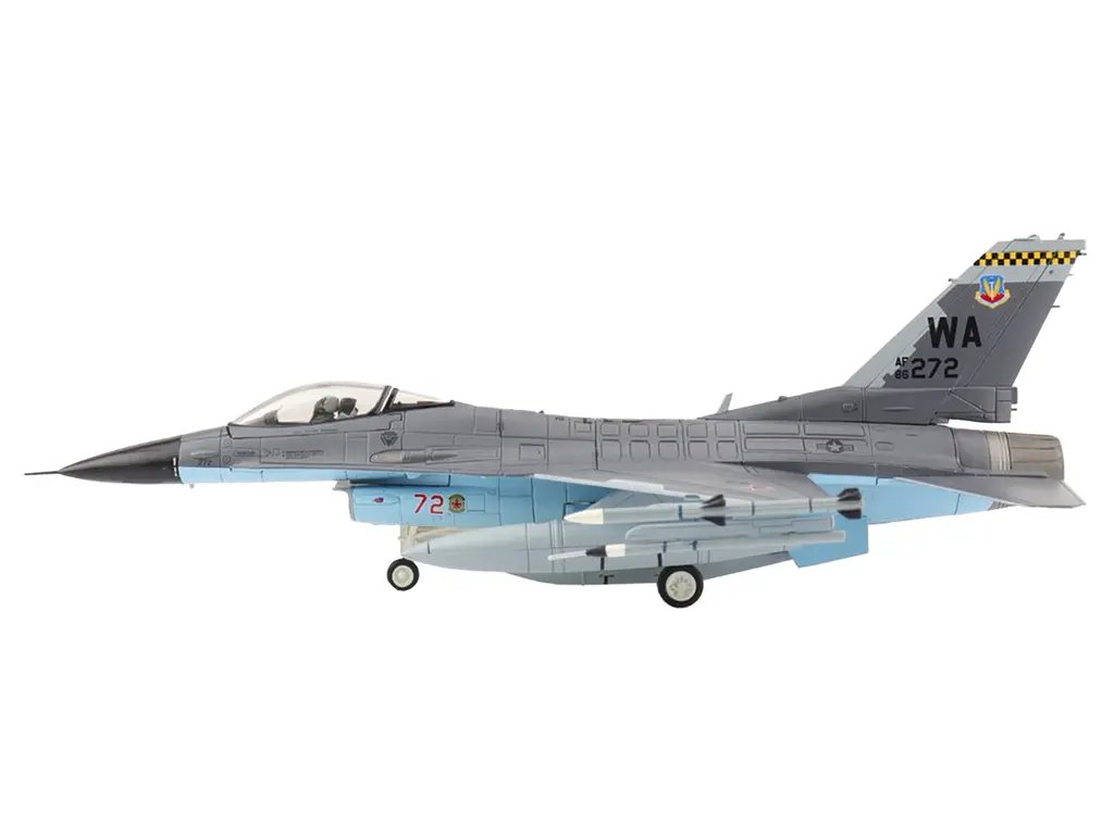 1/72 Diecast F-16C Fighting Falcon ‘Shark’ Model – 57th Wing Aggressor Squadron by Hobby Master