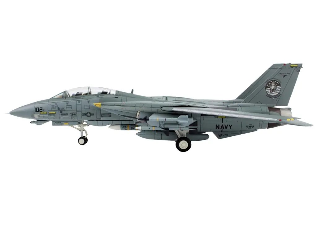 Grumman F-14D Tomcat VF-31 2006 Diecast Model 1/72 by Hobby Master 4 Grumman F-14D Tomcat VF-31 2006 Diecast Model 1/72 by Hobby Master - Image 4