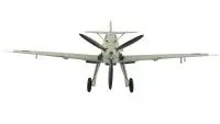 1/48 Diecast Messerschmitt BF 109E-3 Fighter - Spanish Civil War Model by Hobby Master
