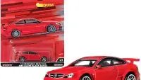 2012 Mercedes Benz C63 AMG Coupe Black Series Red "Deutschland Design" Series Diecast Model Car by Hot Wheels