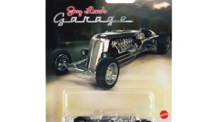 Jay Leno's Garage Tank Car Diecast Model by Hot Wheels - Brushed Metal Collectible