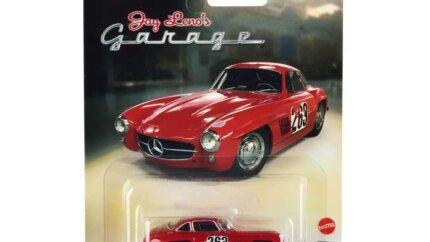 Exclusive Hot Wheels Mercedes-Benz 300 SL #263 Red Weathered Diecast from Jay Leno’s Garage