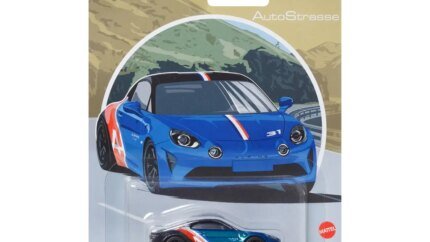 Hot Wheels Alpine A110 Blue Metallic & Black 'Auto Strasse' Diecast Model Car