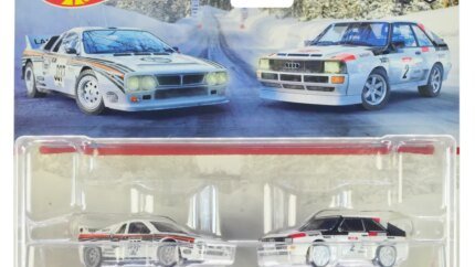 Hot Wheels Diecast Set: Lancia Rally 037 & 1984 Audi Sport Quattro - Car Culture Collection