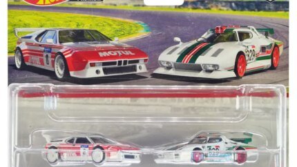 Hot Wheels Car Culture Set: BMW M1 Procar & Lancia Stratos Diecast Models
