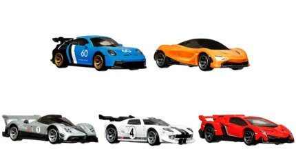 Hot Wheels Car Culture Speed Machines 5-Piece Diecast Model Car Set