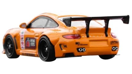 997 LBWK Liberty Walk Orange Diecast Model Car 1/64 by Inno Models – SEMA 2014 Edition